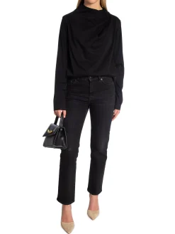 Ahlvar Gallery Blus Jade Jersey Black^ Blusar