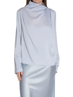 Ahlvar Gallery Blus Noe Light Blue^ Blusar