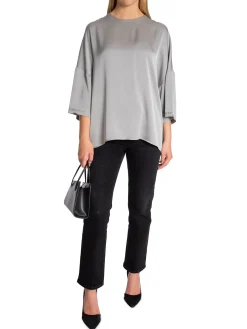 Ahlvar Gallery Topp Thess Silk Silver^ Toppar
