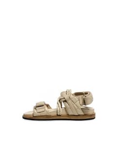 Alohas Sandal Hook Loop Braided Stone^ Sandaler