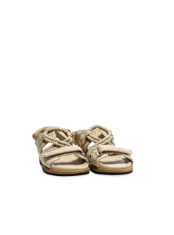 Alohas Sandal Hook Loop Braided Stone^ Sandaler
