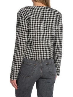 Anine Bing Jacka Cara Cream And Black Houndstooth^ Jackor & Kappor