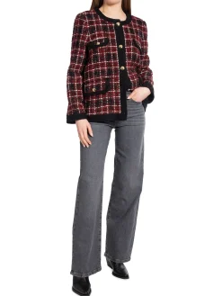 Anine Bing Jacka Lydia Cherry Plaid^ Jackor & Kappor