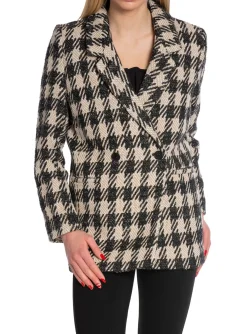 Anine Bing Kavaj Diana Tan And Black Plaid^ Kavajer