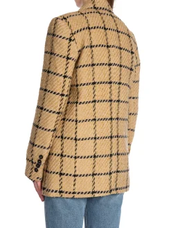 Anine Bing Kavaj Kaia Camel Check^ Kavajer