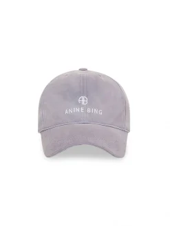 Anine Bing Keps Jeremy Baseball Washed Lavender Purple^ Mössa