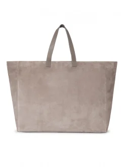 Anine Bing Totebag Rio Taupe Suede^ Axelremsväskor