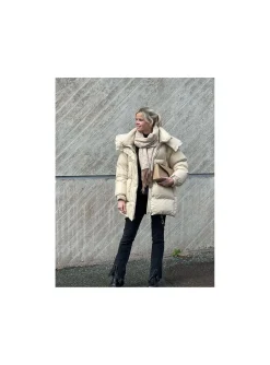 Bacon Dunjacka Puffa Ring Superwalt Cream^ Jackor & Kappor