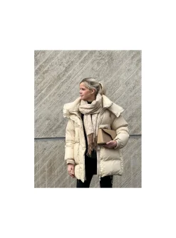 Bacon Dunjacka Puffa Ring Superwalt Cream^ Jackor & Kappor