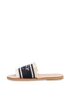 Bally Sandal Biankaembroide Black/Bone^ Sandaler