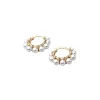 BOW19 Details Bow19 Orhangen Bead Pearl Hoops S^ Smycken