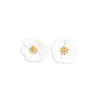 BOW19 Details Bow19 Orhangen Flower Small Mat White^ Smycken