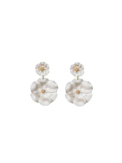 BOW19 Details Bow19 Orhangen Flower Twin Pearl^ Smycken