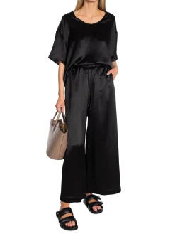 By Malene Birger Blus Pilavis Black^ Blusar