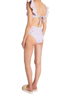 Malina By Baddrakt Delia Cut Out Frill Printed^ Badkläder