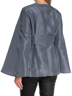 Malina By Blus Arielle Peplum Shaped Smoke^ Blusar