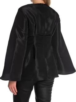 Malina By Blus Arielle Peplum Shaped Black^ Blusar