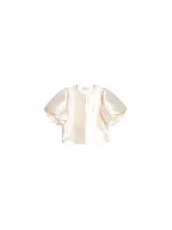 Malina By Blus Cleo Pouf Sleeve Ivory^ Blusar