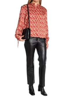 Malina By Blus Gabriela Winter Floral Berry Red^ Blusar