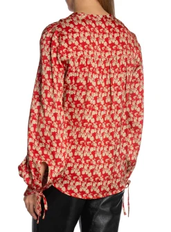 Malina By Blus Gabriela Winter Floral Berry Red^ Blusar