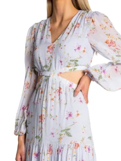 Malina By Klanning Hollie Soft Floral Sky Blue^ Klänningar