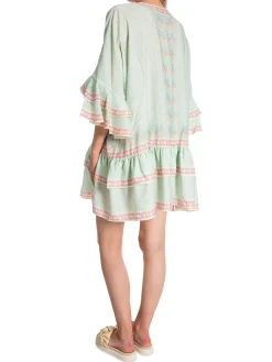 Malina By Klanning Kyla Pastel Palm Mint^ Klänningar