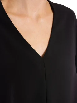 Calvin Klein Blus Structure Twill Ls Black^ Blusar