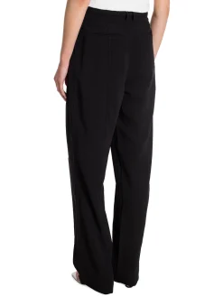 Calvin Klein Byxa Structure Twill Wide Leg Black^ Byxor