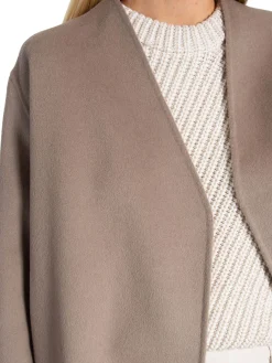 Calvin Klein Kappa Double Faced Wool Maxi Cinder^ Jackor & Kappor