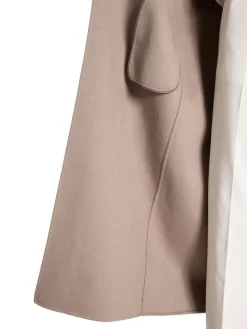 Calvin Klein Kappa Double Faced Wool Maxi Cinder^ Jackor & Kappor