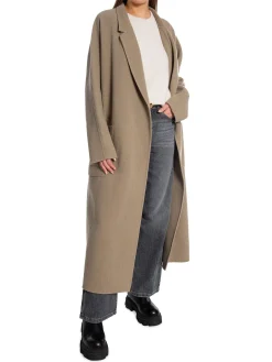 Calvin Klein Kappa Wool Maxi Wrap Desert Sage/Caribou Heather^ Jackor & Kappor