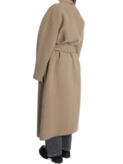 Calvin Klein Kappa Wool Maxi Wrap Desert Sage/Caribou Heather^ Jackor & Kappor
