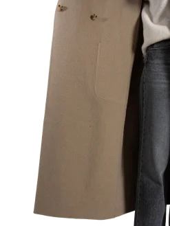 Calvin Klein Kappa Wool Maxi Wrap Desert Sage/Caribou Heather^ Jackor & Kappor