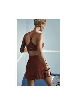 Casall Kjol Court Defined Rib Burnt Sienna Red^ Sport & Träning