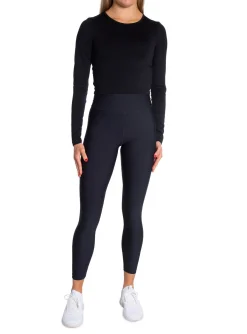 Casall Topp Crop Long Sleeve Black^ Sport & Träning