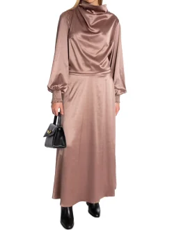 Co´couture Blus Cameron Waterfall Ls Walnut^ Blusar