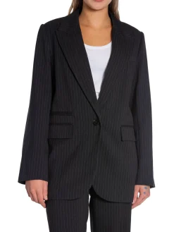Co´couture Co'Couture Kavaj Ida Pin Single Oversize Dark Grey^ Kavajer