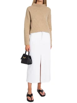 Co´couture Co'Couture Kjol Vika Slit Denim White^ Kjolar