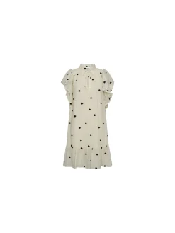 Co´couture Klanning Drop Frill Off White^ Klänningar