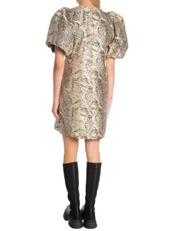 Co´couture Klanning Gina Jacquard Bone^ Klänningar