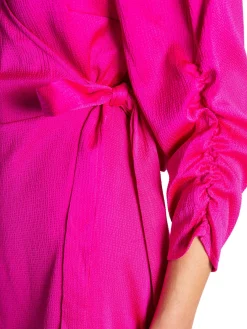 Co´couture Klanning Mira Wrap Pink^ Klänningar