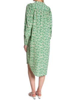 Co´couture Klanning Perry Volume Green^ Klänningar