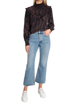 Copenhagen Muse Blus Frill Black^ Blusar