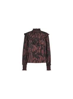 Copenhagen Muse Blus Frill Black^ Blusar