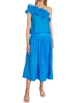 Copenhagen Muse Kjol Mollyblue Aster^ Kjolar