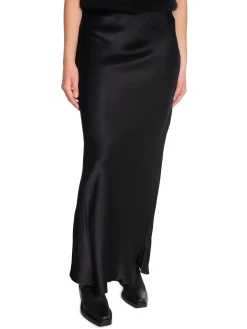 Dagmar Kjol Shiny Longblack^ Kjolar
