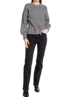DANTE6 Kofta Jaelyn Rhinestone Pure Grey^ Tröjor & Koftor