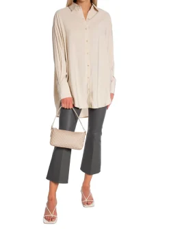 DANTE6 Skinnbyxa Tyson Crop Flare Urban Grey^ Byxor