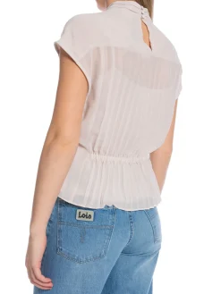 DANTE6 Topp Penelope Gathered Whisper Chalk^ Toppar