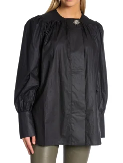 DAY Blus Logan Cotton Black^ Blusar
